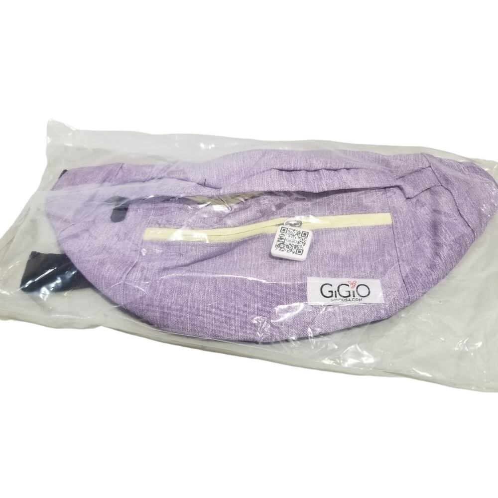 NEW Gigio Belt Bag Purple Fanny Pack - Picture 3 of 3